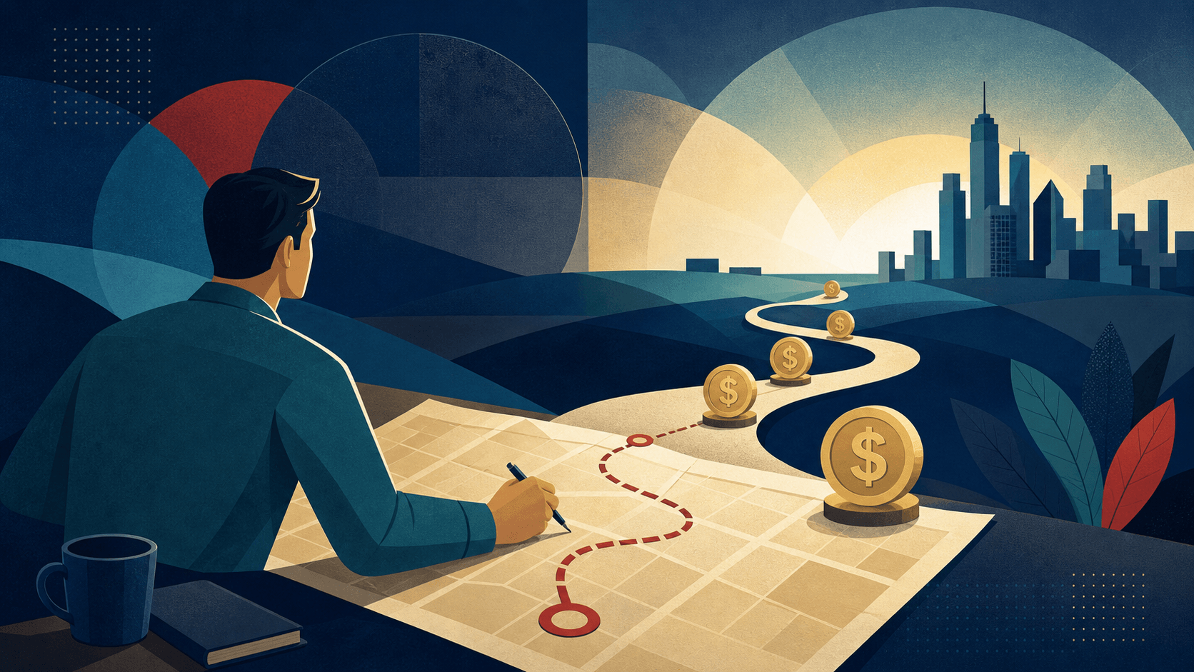 US retirement income planning with an earnings path